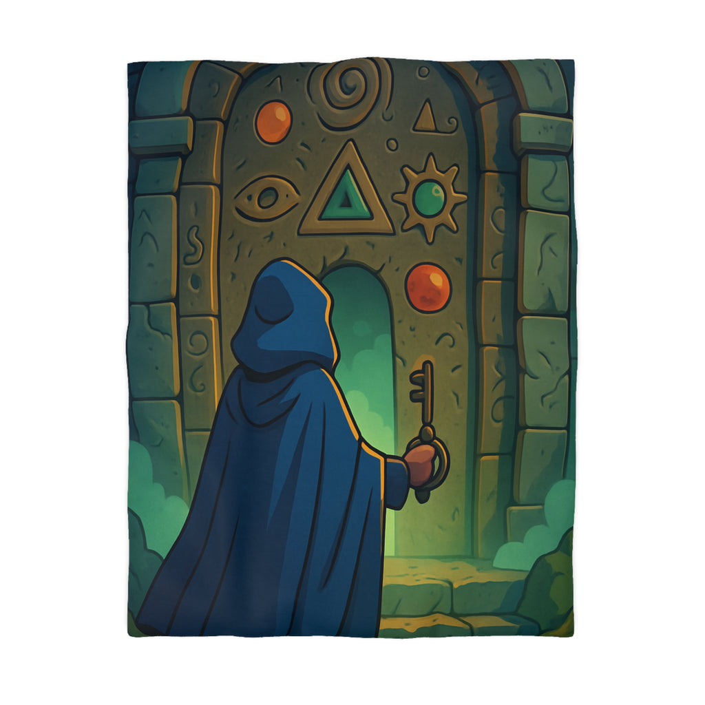 Housse de Couette Microfibre Design Artistique Moderne Décoration Chambre Confort Premium