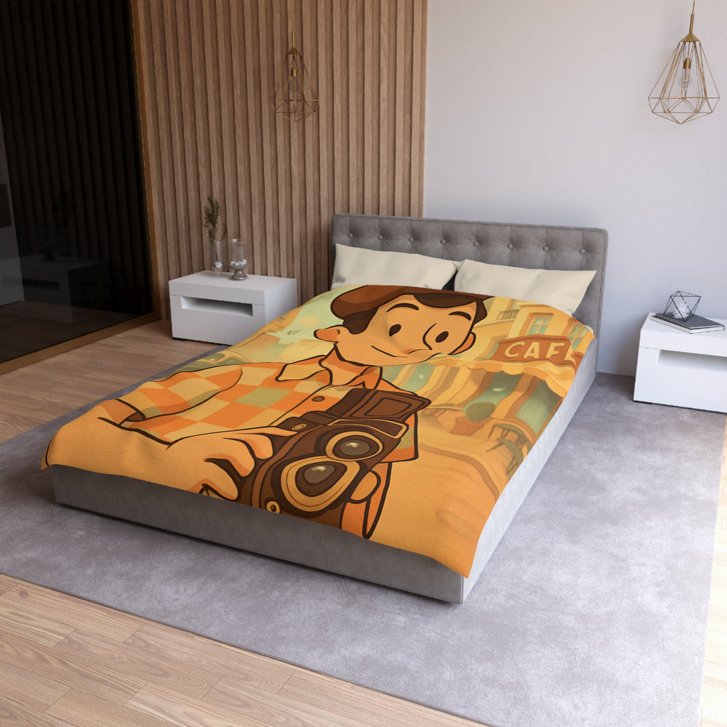 Housse de Couette Microfibre Création Artistique Moderne Design Exclusif Décoration Chambre