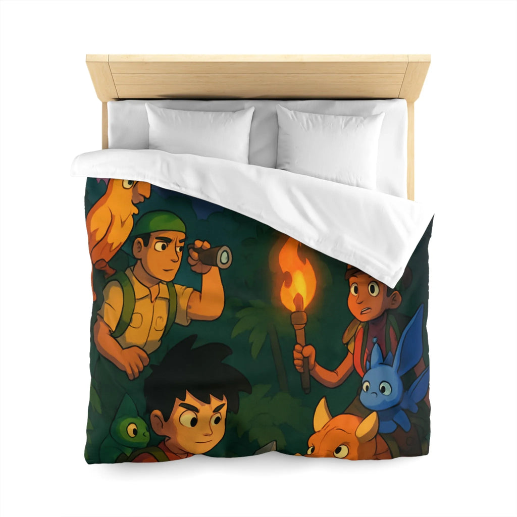 Explorez la jungle en famille avec des amis animaux et un volcan en éruption.