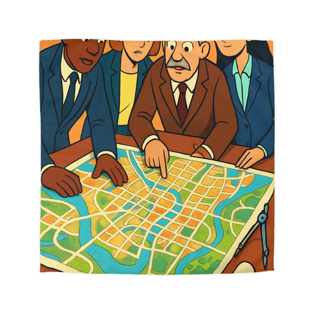 Housse de Couette Microfibre Design Artistique Moderne Décoration Chambre Confort Premium