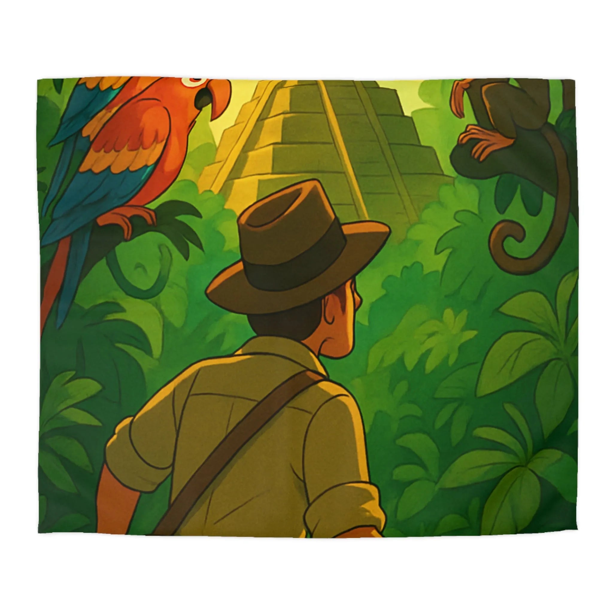 Housse de Couette Microfibre Art Graphique Contemporain Style Décoratif Chambre Tendance