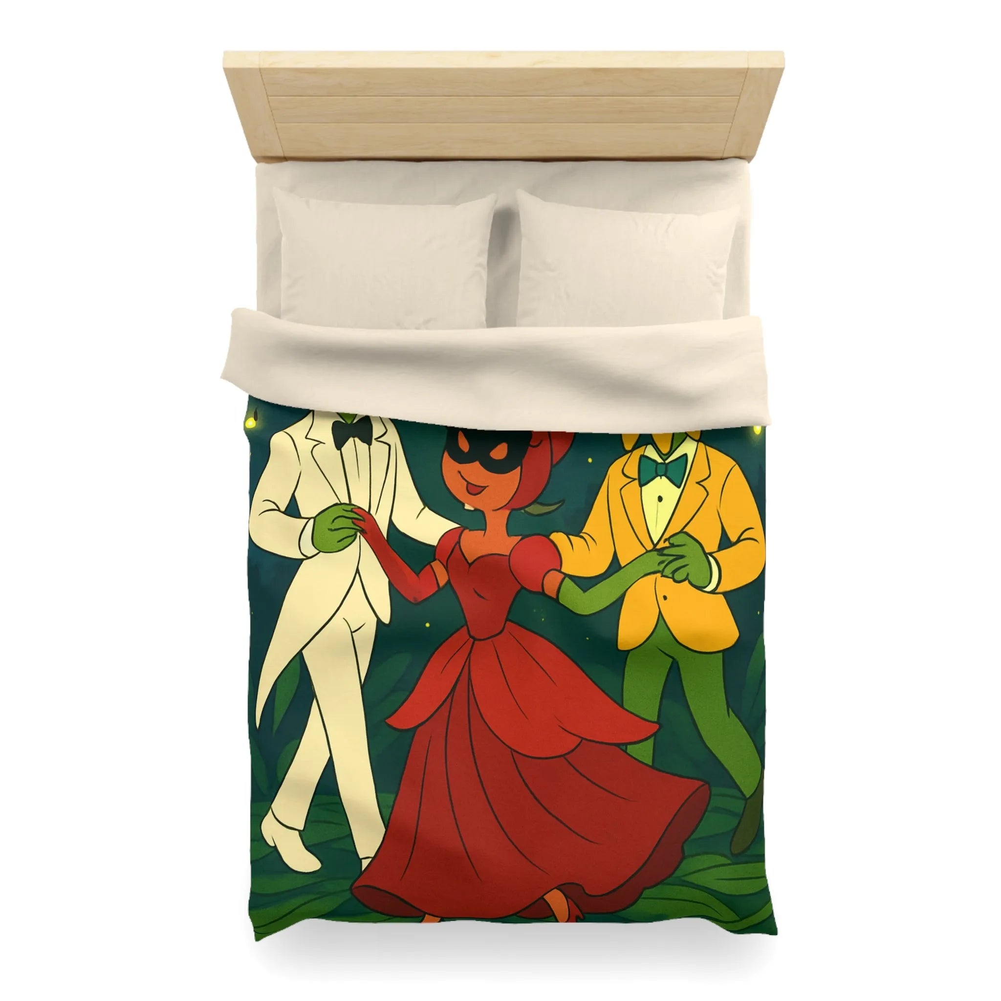 Housse de Couette Microfibre Art Graphique Contemporain Style Décoratif Chambre Tendance