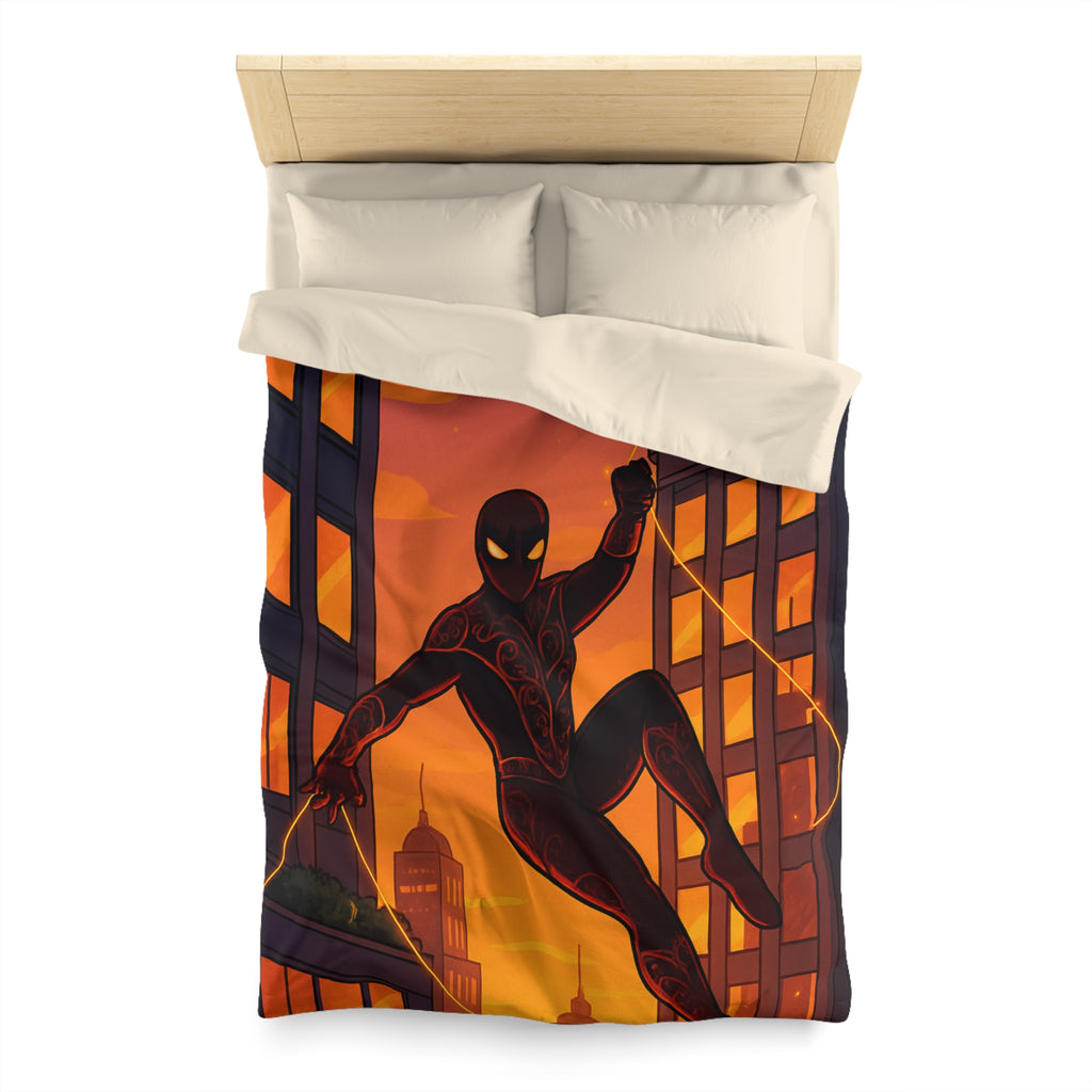 Housse de Couette Microfibre Design Artistique Moderne Décoration Chambre Confort Premium