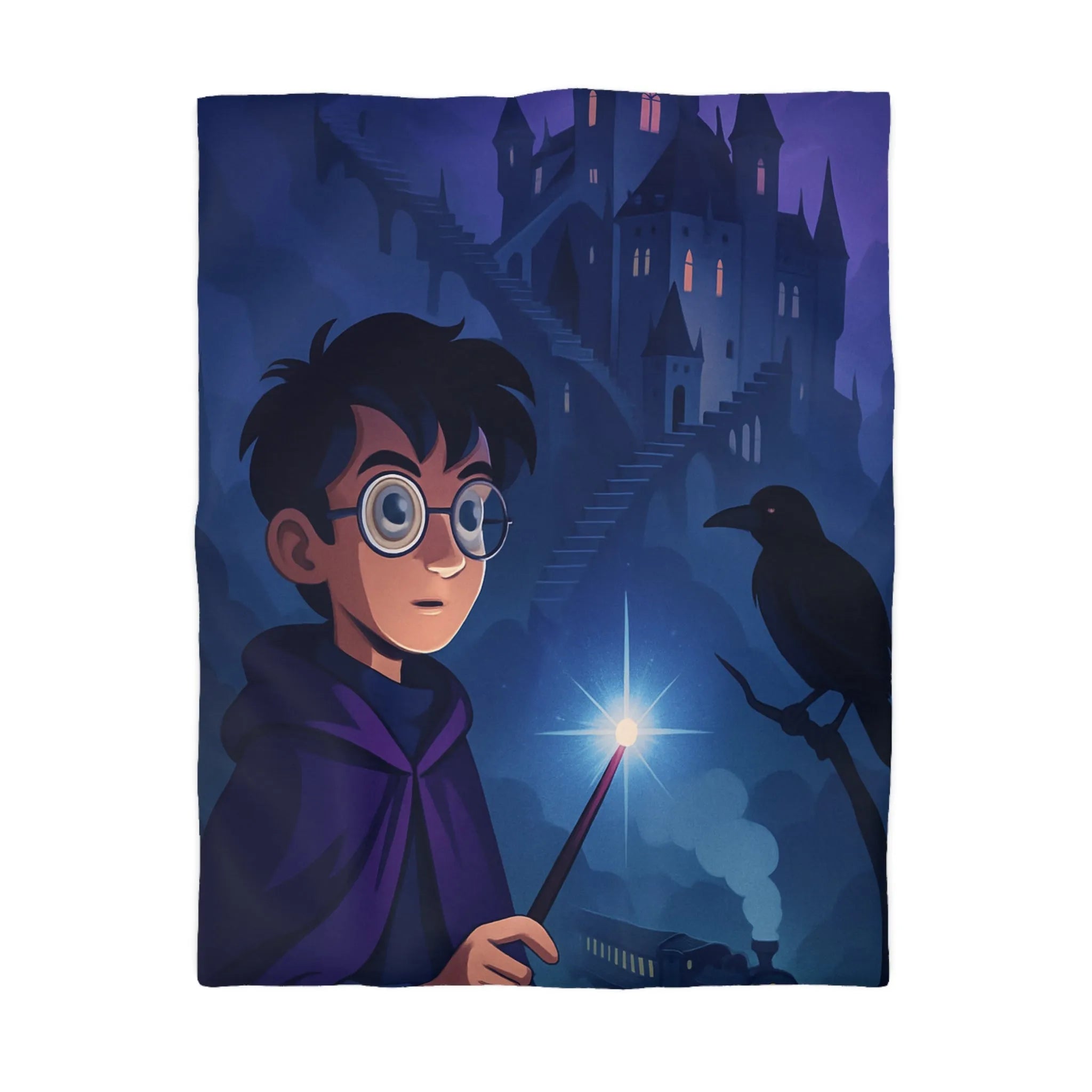 Housse de Couette Microfibre Art Graphique Contemporain Style Décoratif Chambre Tendance