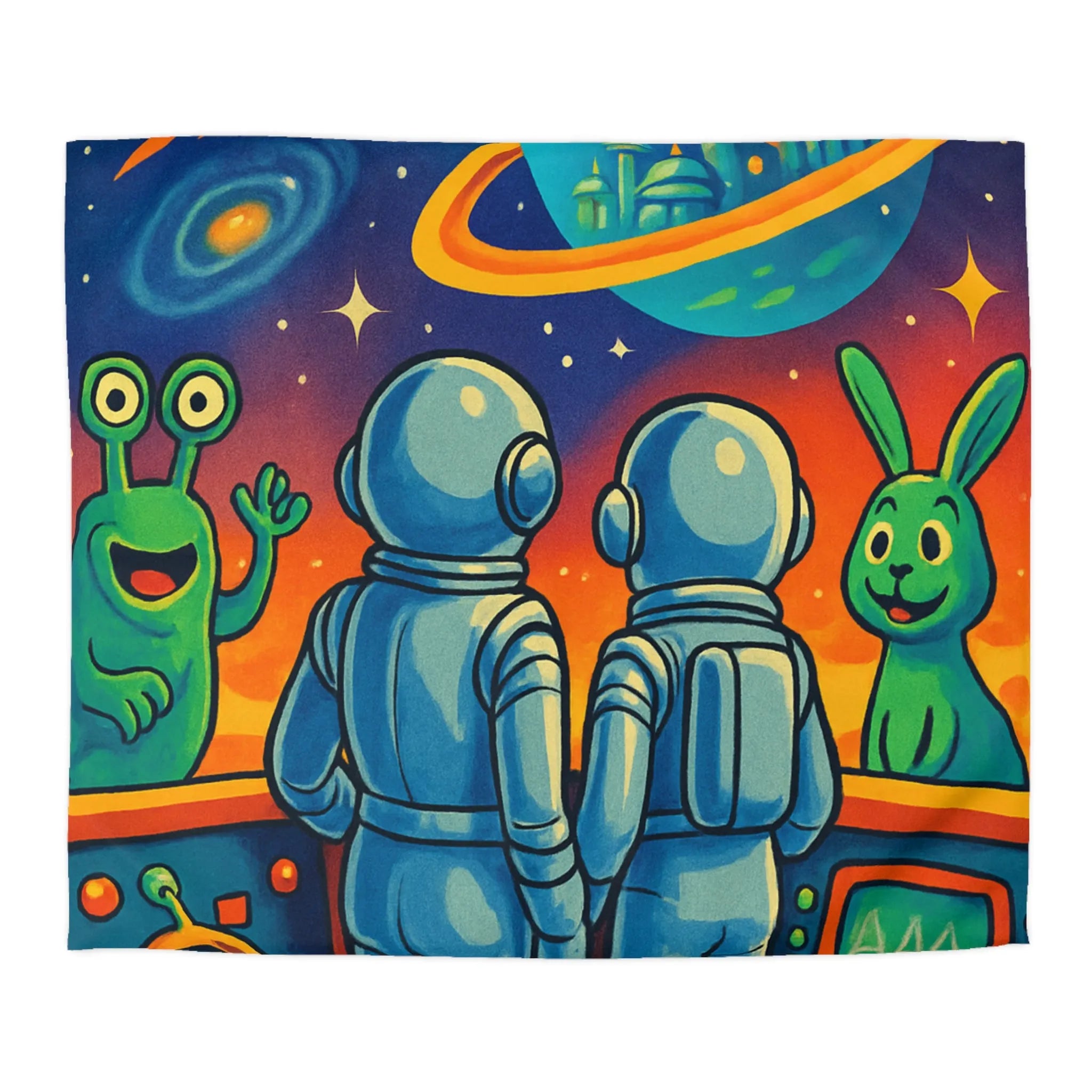 Housse de Couette Microfibre Création Artistique Moderne Design Exclusif Décoration Chambre