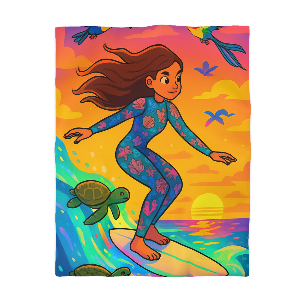 Housse de Couette Microfibre Création Artistique Moderne Design Exclusif Décoration Chambre