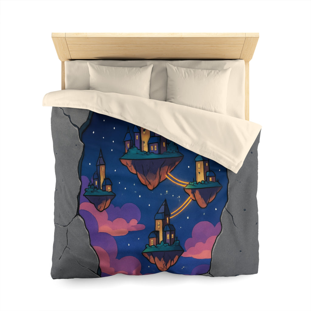 Housse de Couette Microfibre Création Artistique Moderne Design Exclusif Décoration Chambre