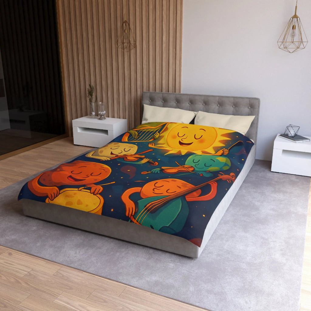 Housse de Couette Microfibre Création Artistique Moderne Design Exclusif Décoration Chambre