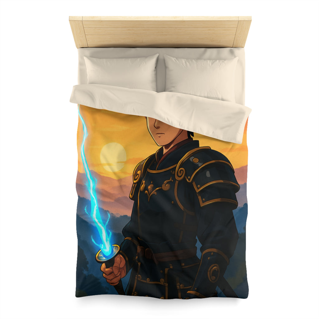 Housse de Couette Microfibre Motif Créatif Original Style Contemporain Chambre Élégante