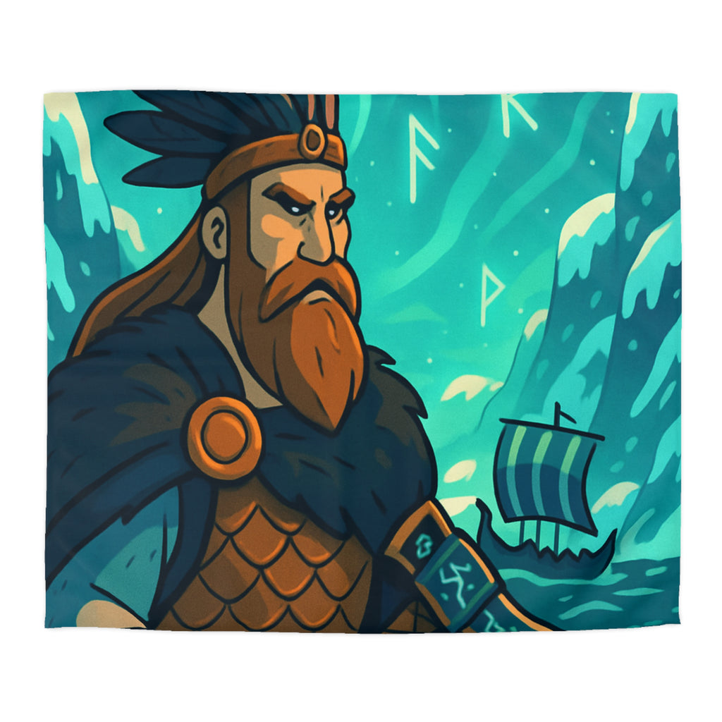 Housse de Couette Microfibre Illustration Unique Design Moderne Décoration Intérieure Raffinée