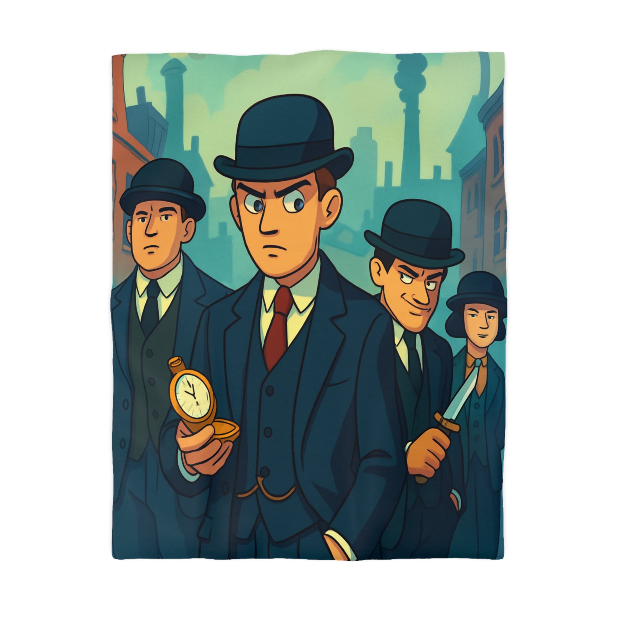 Housse de Couette Microfibre Design Artistique Moderne Décoration Chambre Confort Premium