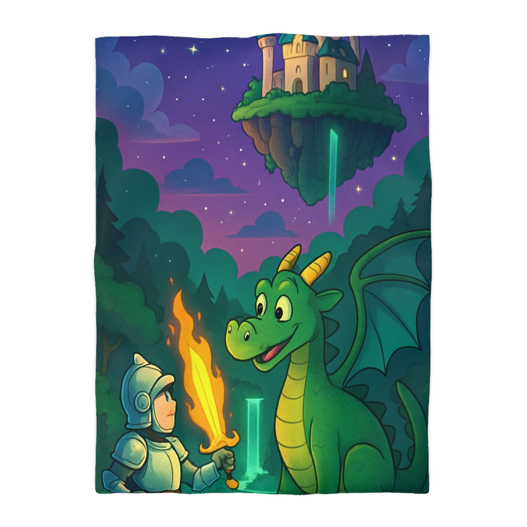 Housse de Couette Microfibre Motif Créatif Original Style Contemporain Chambre Élégante