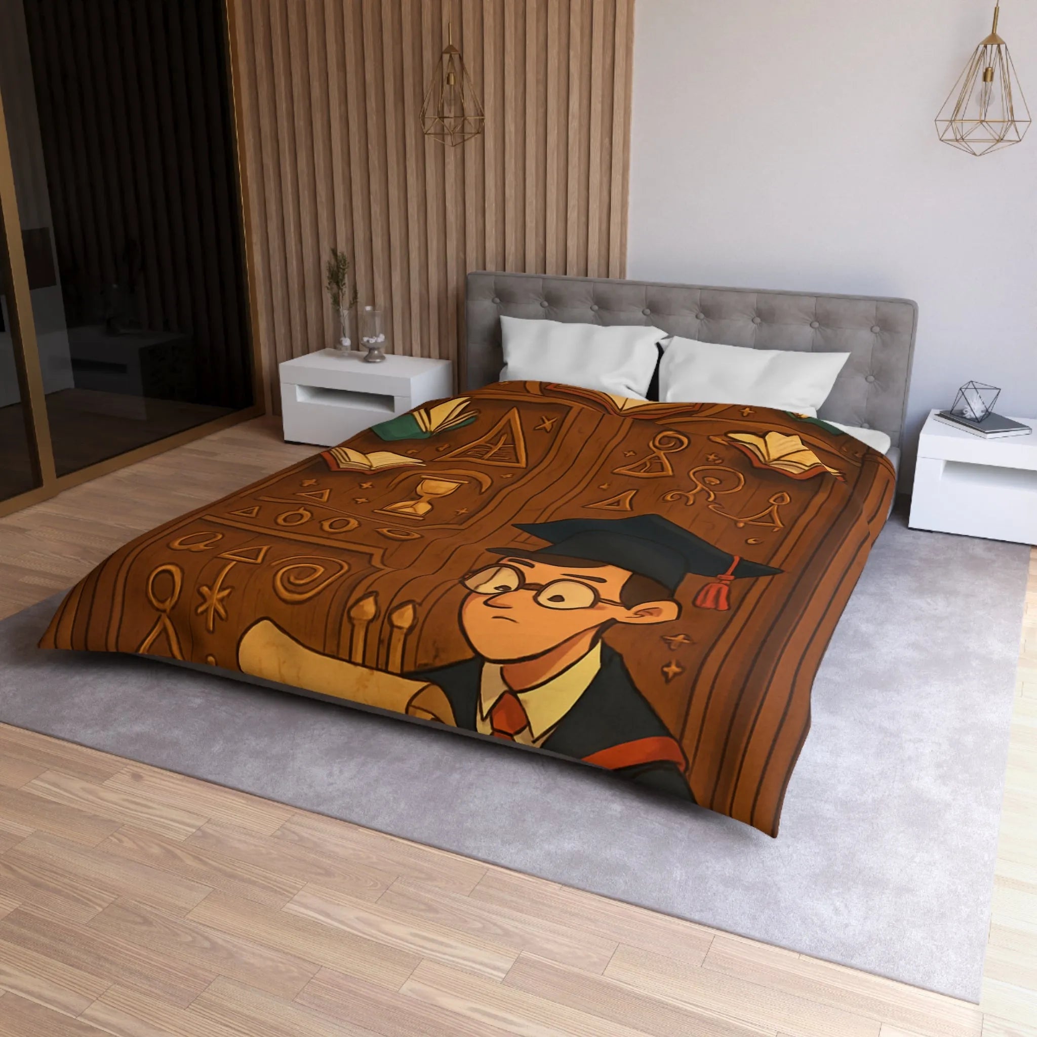 Housse de Couette Microfibre Création Artistique Moderne Design Exclusif Décoration Chambre