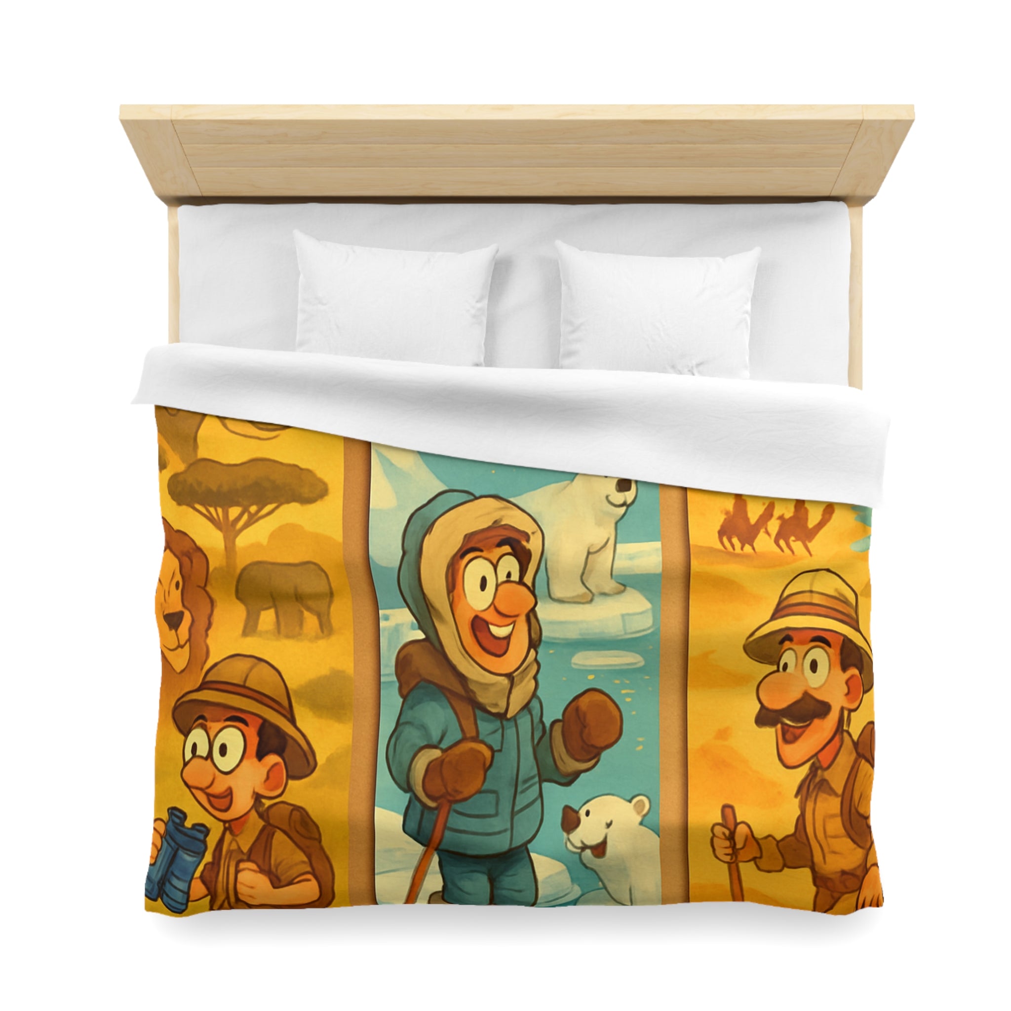 Housse de Couette Microfibre Création Artistique Moderne Design Exclusif Décoration Chambre