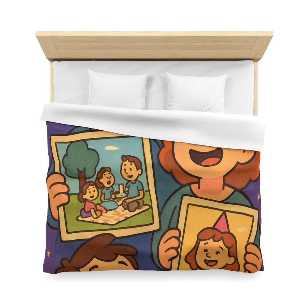 Housse de Couette Microfibre Design Artistique Moderne Décoration Chambre Confort Premium