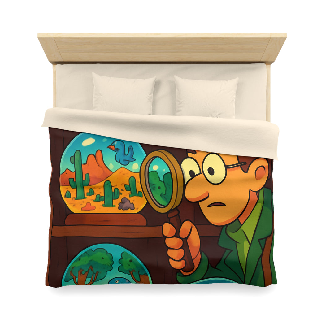 Housse de Couette Thématique Exploration Dinosaure et Océan pour Chambre Enfant Aventure Originale