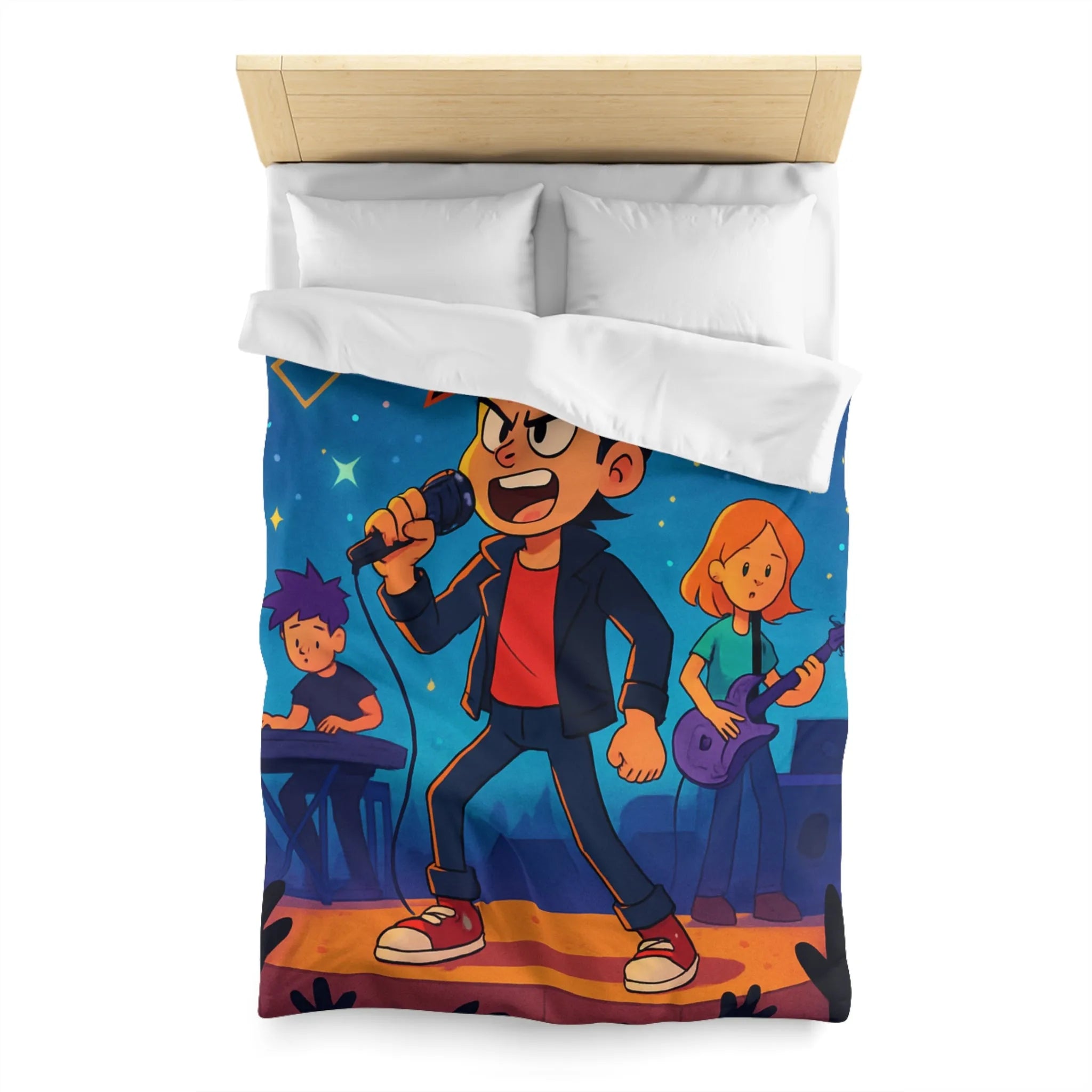 Housse de Couette Microfibre Création Artistique Moderne Design Exclusif Décoration Chambre