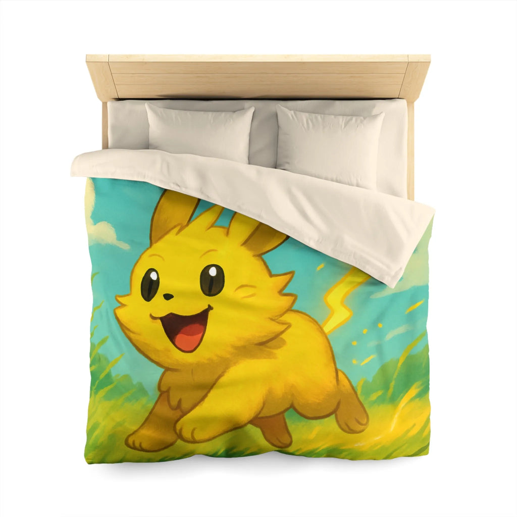 Housse de Couette Microfibre Art Graphique Contemporain Style Décoratif Chambre Tendance