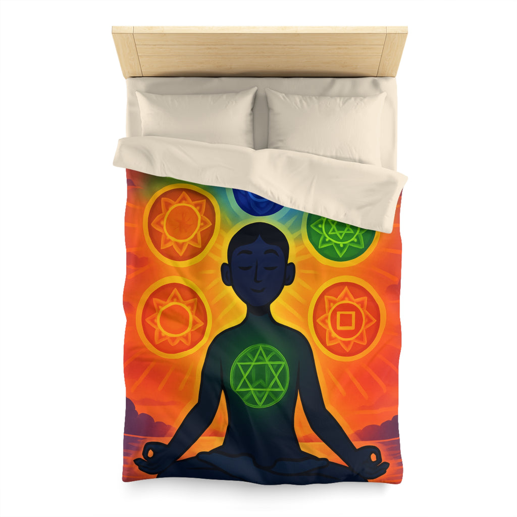 Housse de Couette Microfibre Design Artistique Moderne Décoration Chambre Confort Premium