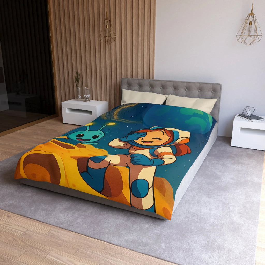 Housse de Couette Microfibre Création Artistique Moderne Design Exclusif Décoration Chambre