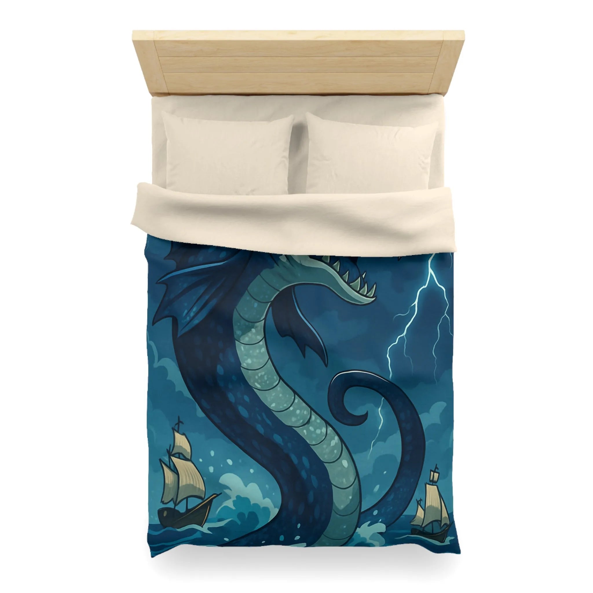 Housse de Couette Microfibre Art Graphique Contemporain Style Décoratif Chambre Tendance