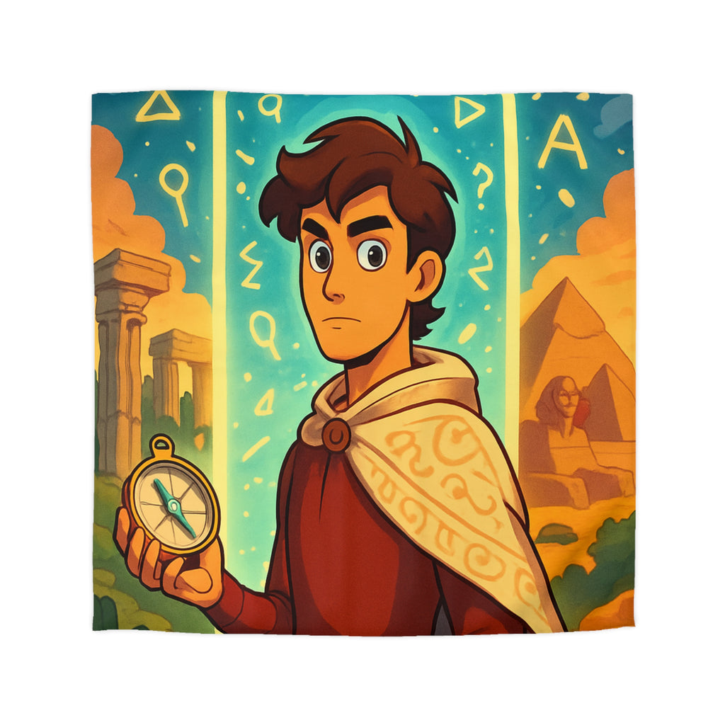 Housse de Couette Microfibre Design Artistique Moderne Décoration Chambre Confort Premium