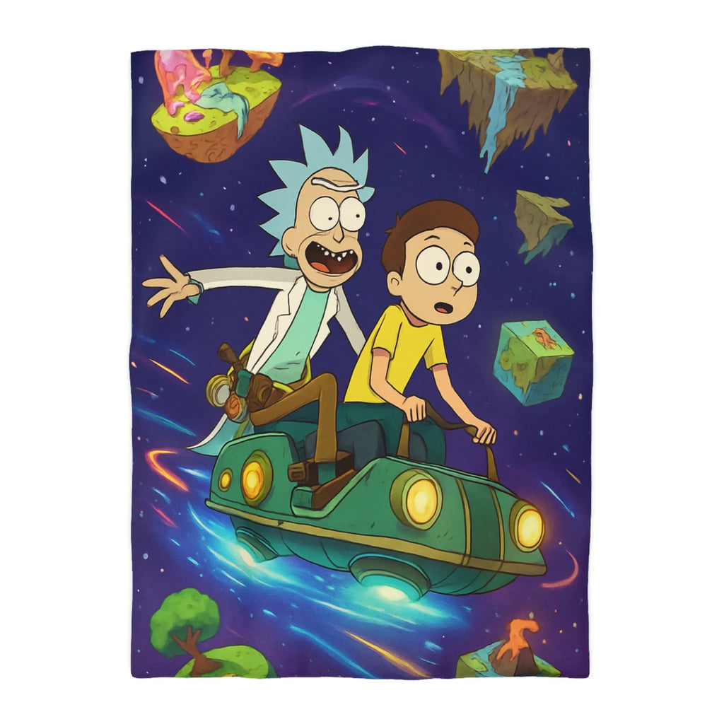 Housse de Couette Microfibre Art Graphique Contemporain Style Décoratif Chambre Tendance