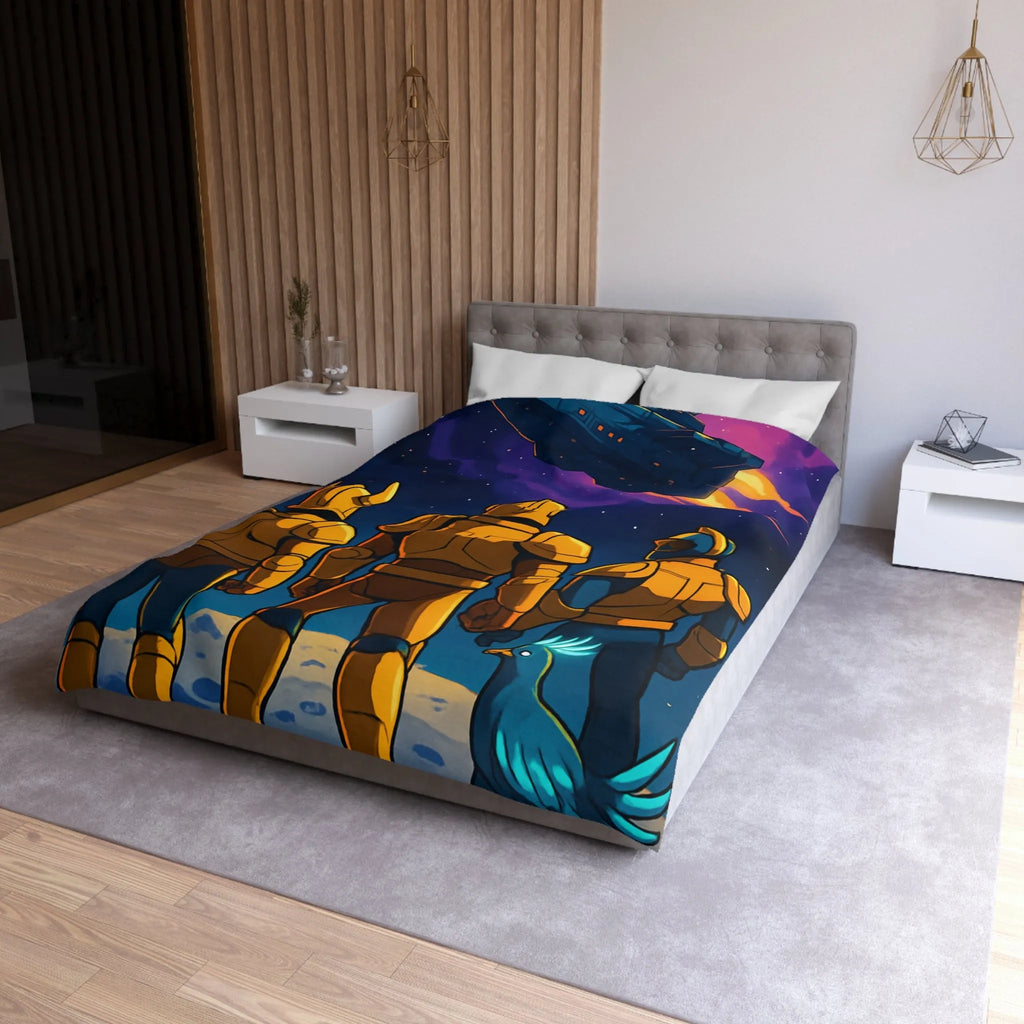 Explorez l'univers avec une housse de couette spatiale unique et captivante