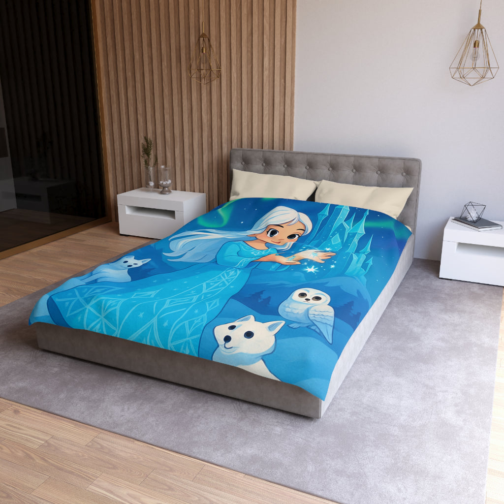 Housse de Couette Microfibre Motif Créatif Original Style Contemporain Chambre Élégante