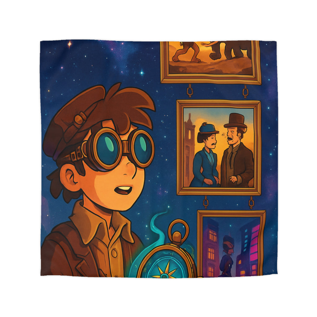 Housse de Couette Microfibre Design Artistique Moderne Décoration Chambre Confort Premium