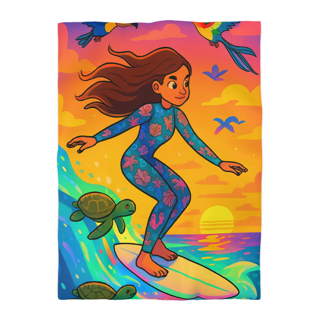 Housse de Couette Microfibre Création Artistique Moderne Design Exclusif Décoration Chambre