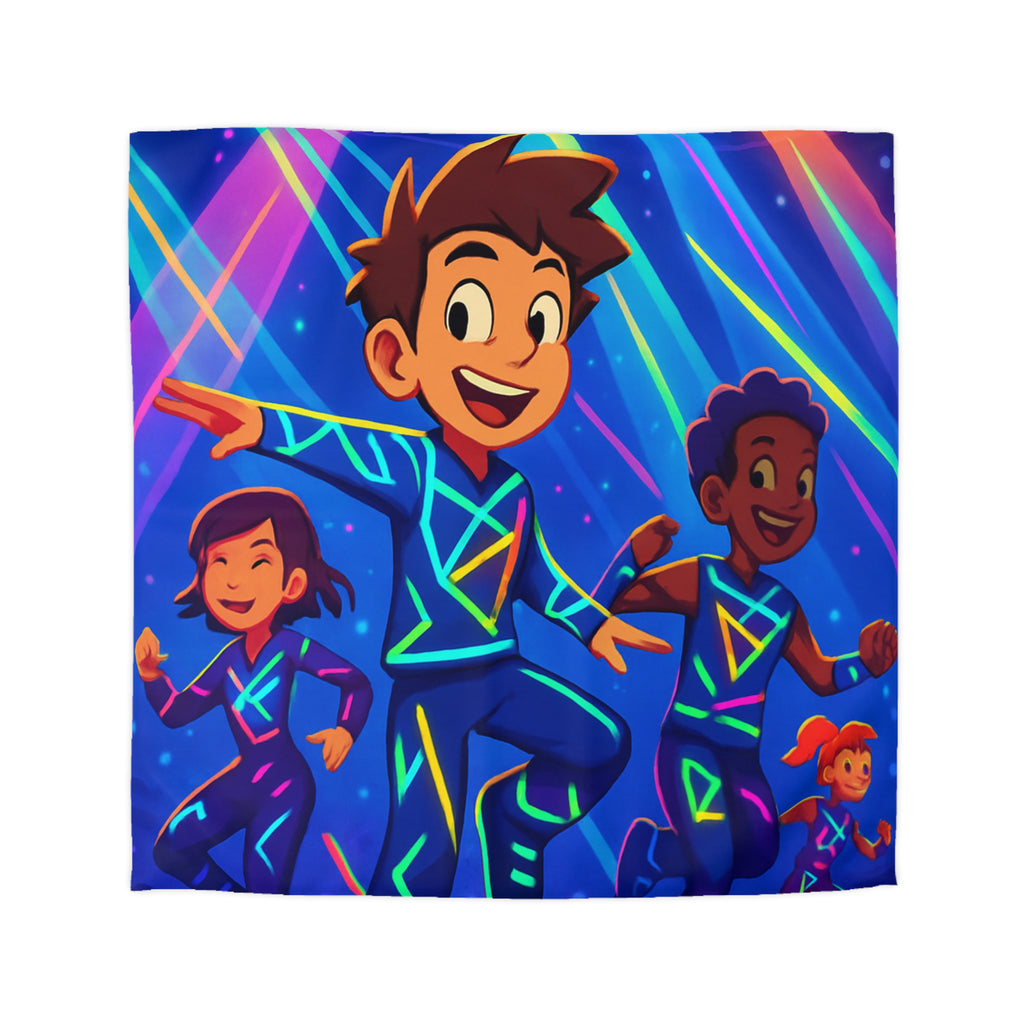 Housse de Couette Microfibre Illustration Unique Design Moderne Décoration Intérieure Raffinée