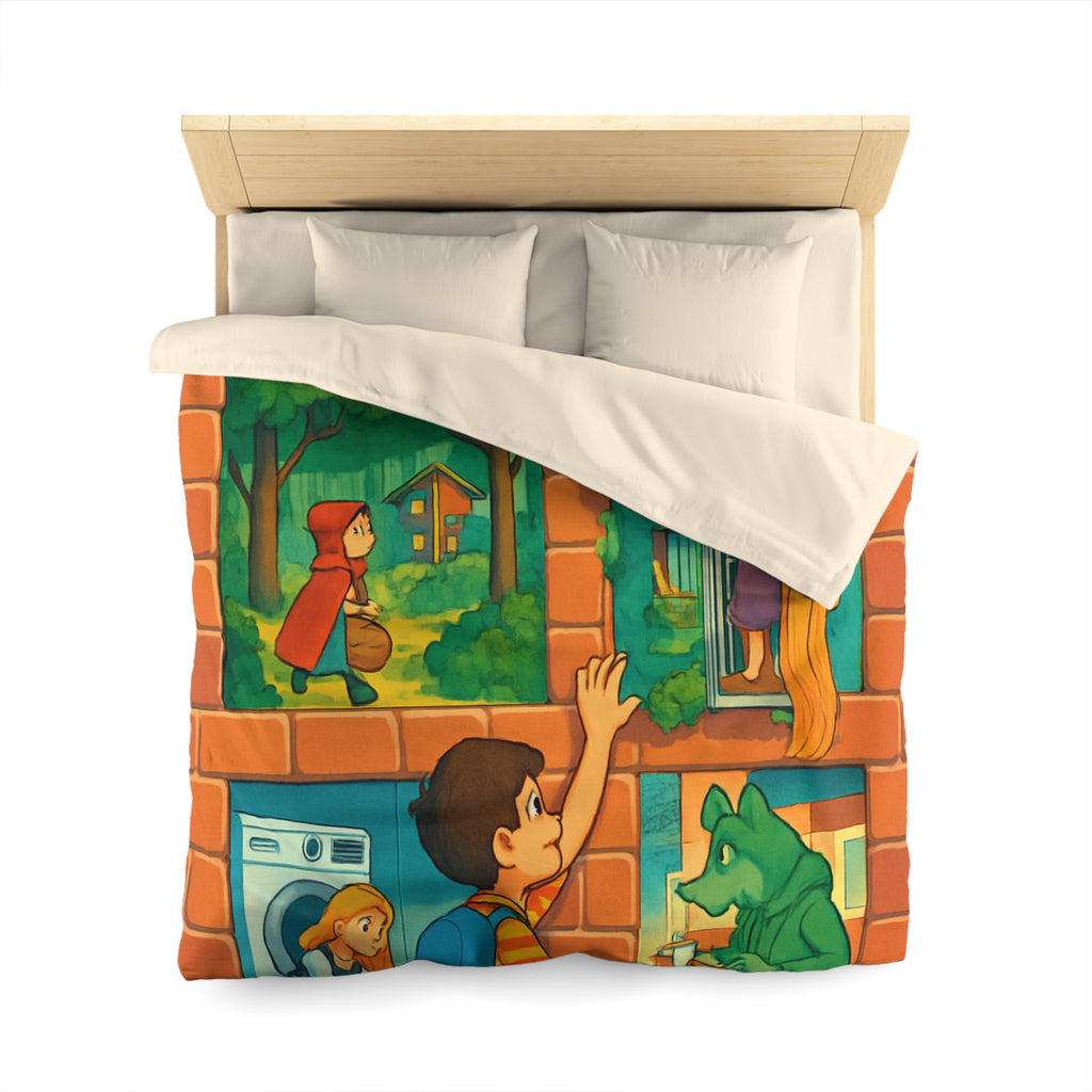 Housse de Couette Microfibre Création Artistique Moderne Design Exclusif Décoration Chambre