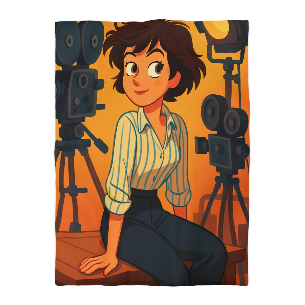 Housse de Couette Microfibre Art Graphique Contemporain Style Décoratif Chambre Tendance