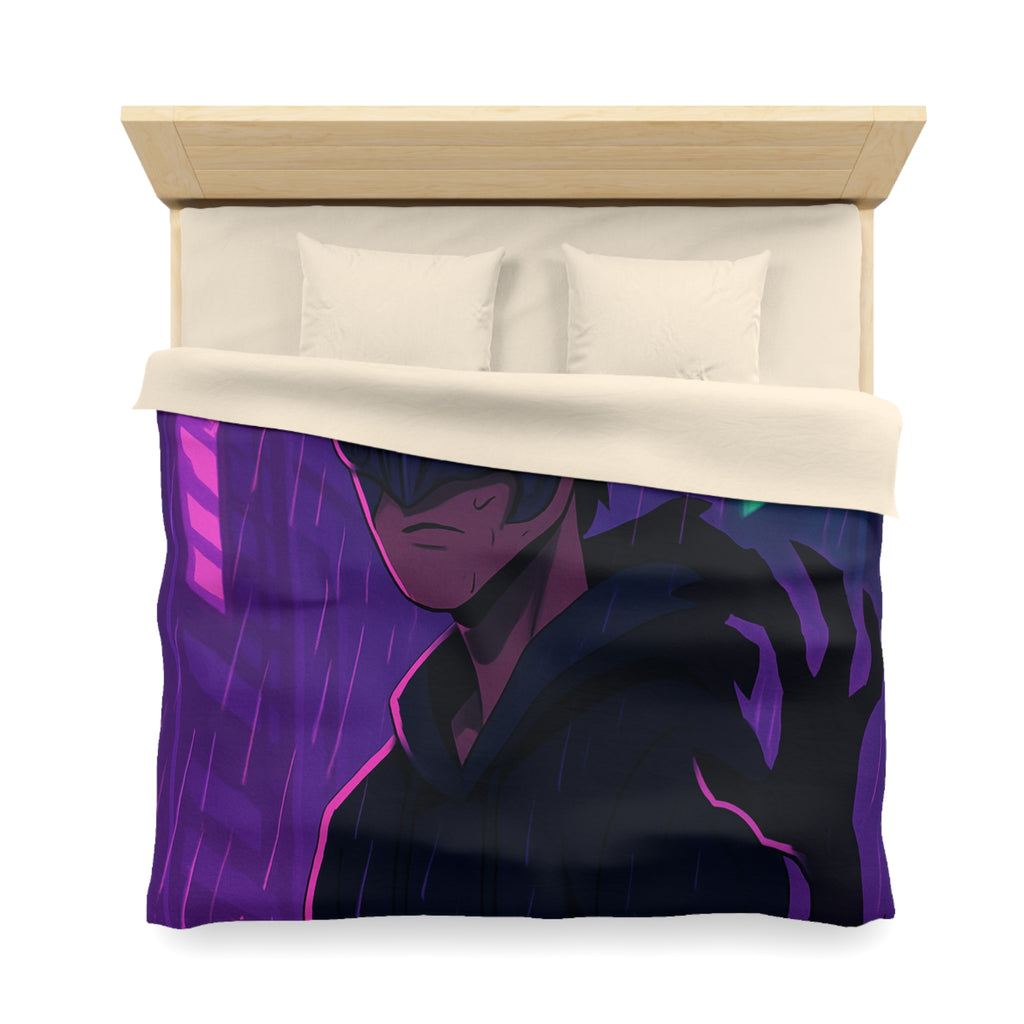 Housse de Couette Microfibre Design Artistique Moderne Décoration Chambre Confort Premium