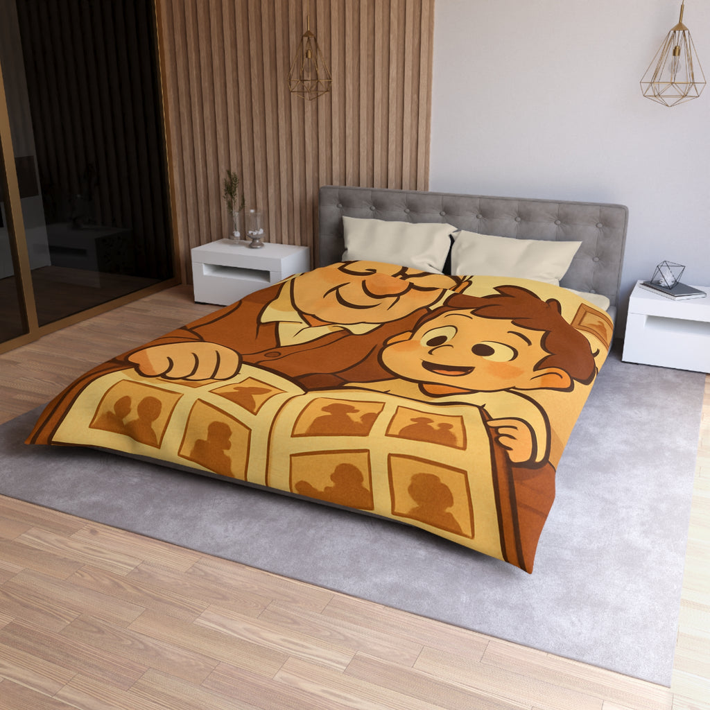 Housse de Couette Microfibre Design Artistique Moderne Décoration Chambre Confort Premium