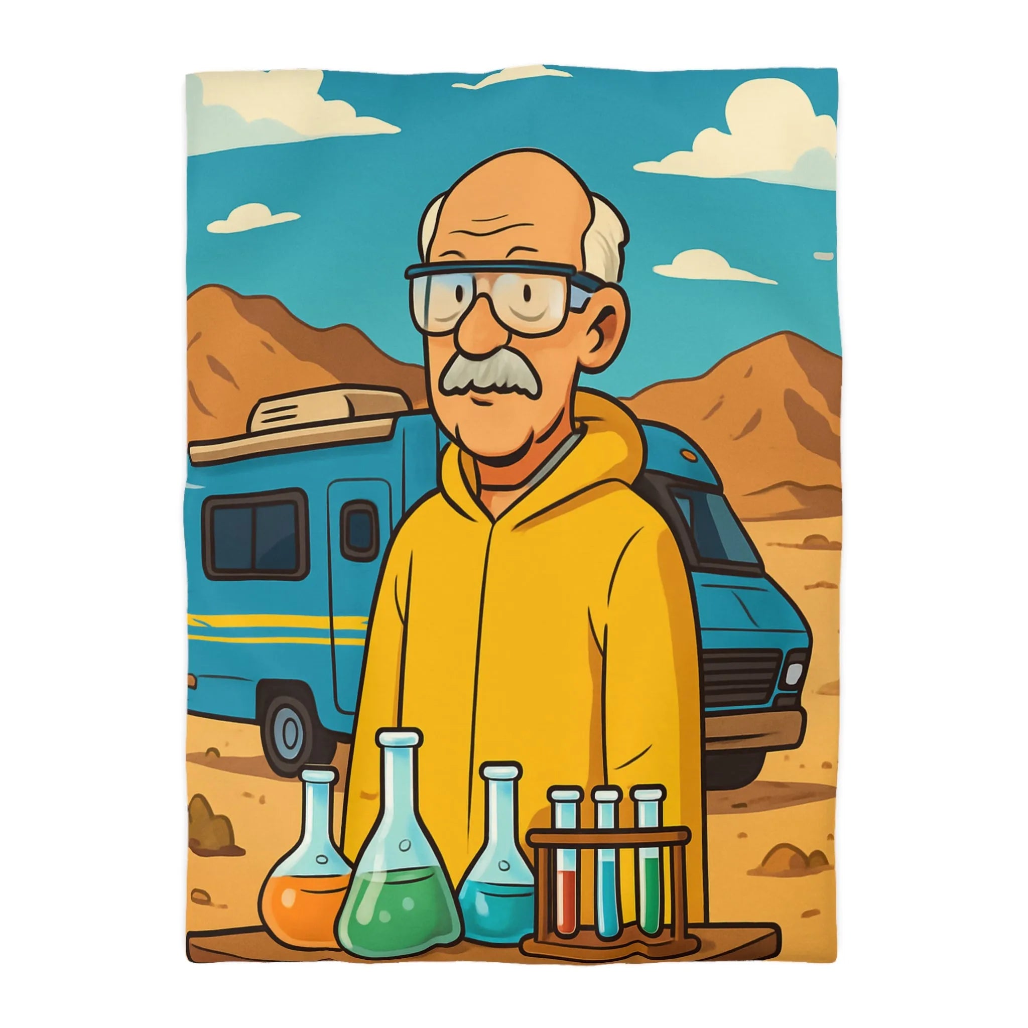 Housse de Couette Microfibre Art Graphique Contemporain Style Décoratif Chambre Tendance