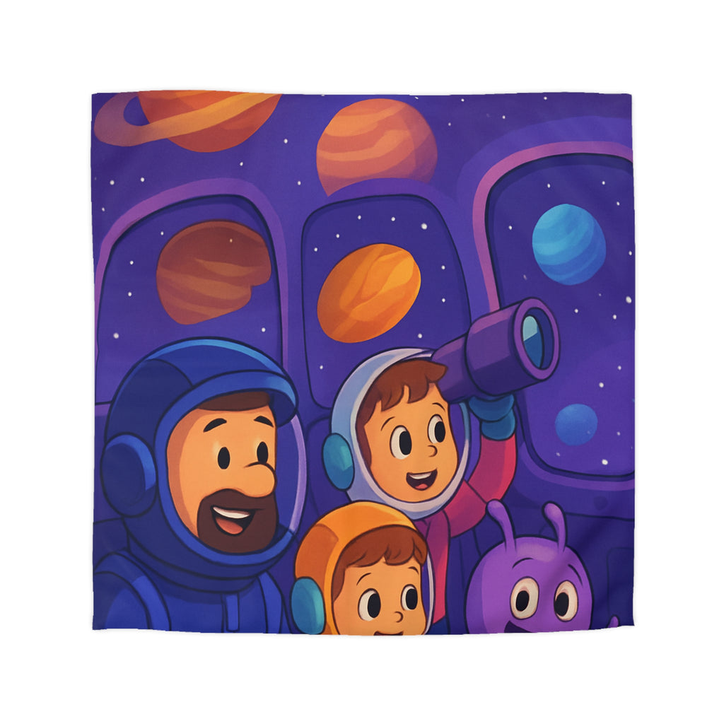 Housse de Couette Microfibre Motif Créatif Original Style Contemporain Chambre Élégante