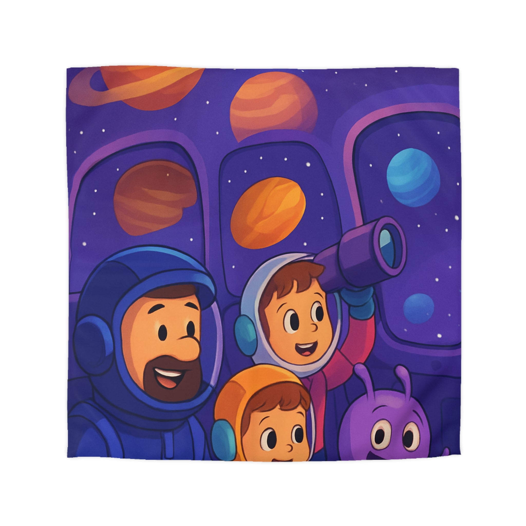 Housse de Couette Microfibre Motif Créatif Original Style Contemporain Chambre Élégante