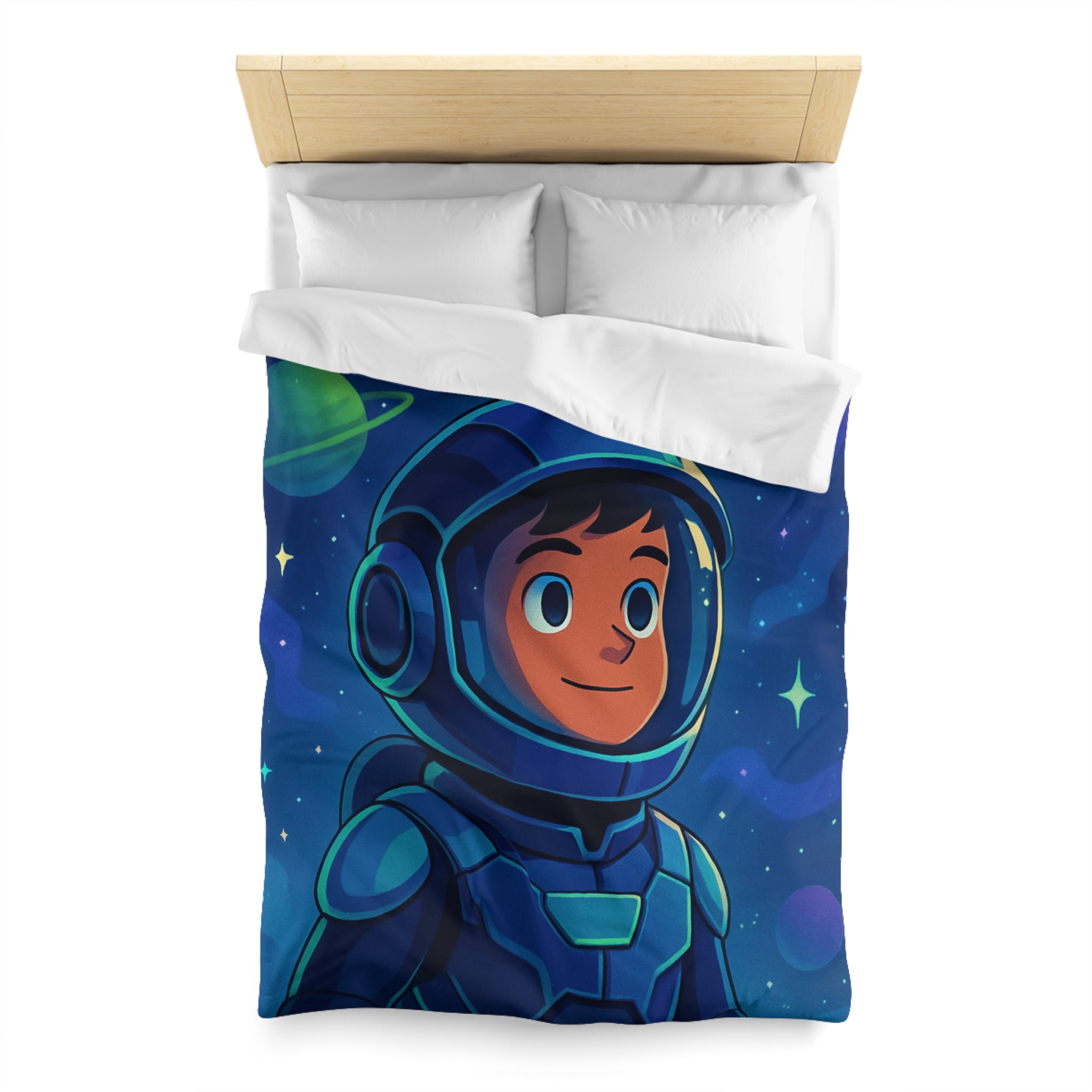 Housse de Couette Microfibre Illustration Unique Design Moderne Décoration Intérieure Raffinée