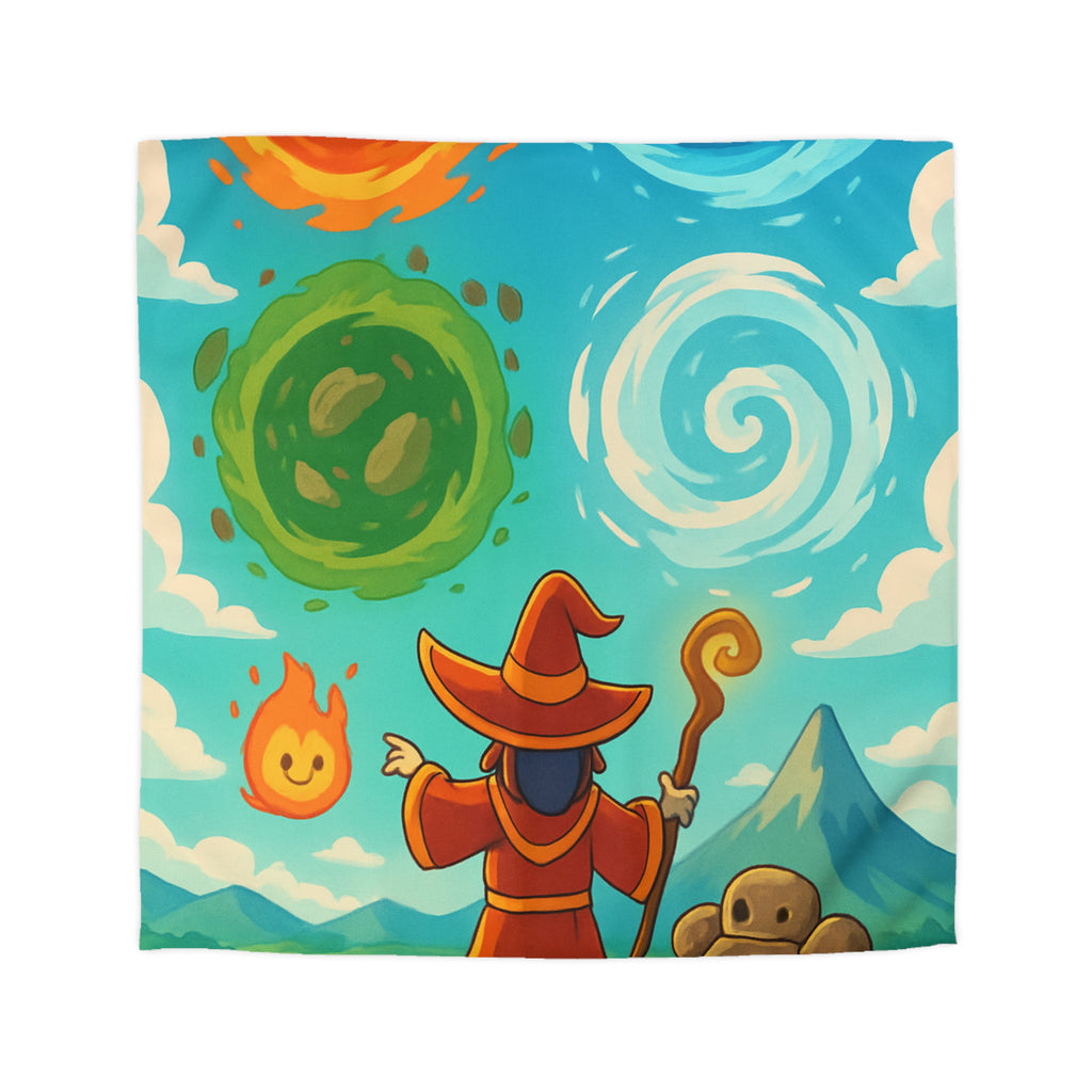 Housse de Couette Microfibre Design Artistique Moderne Décoration Chambre Confort Premium