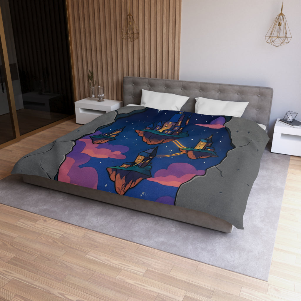 Housse de Couette Microfibre Création Artistique Moderne Design Exclusif Décoration Chambre