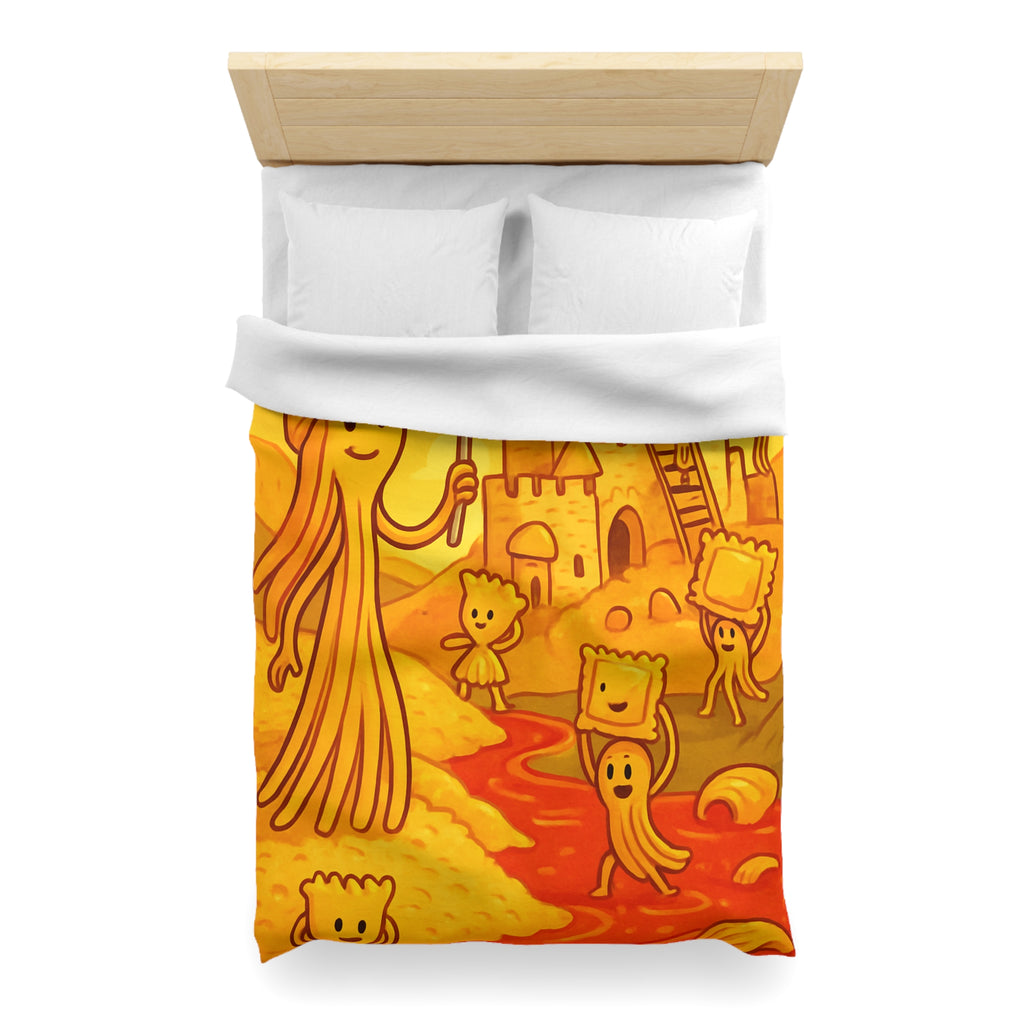 Housse de Couette Microfibre Motif Créatif Original Style Contemporain Chambre Élégante