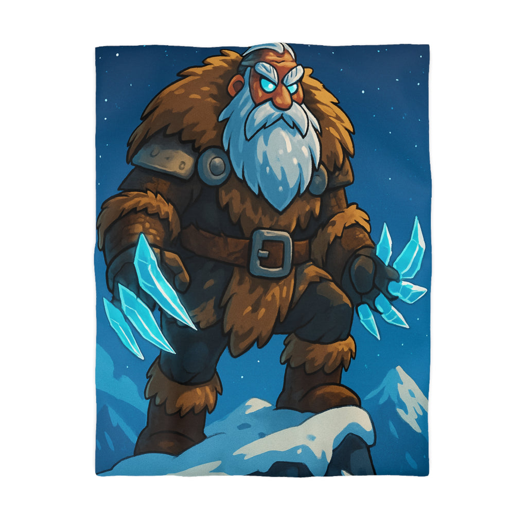 Housse de Couette Microfibre Motif Créatif Original Style Contemporain Chambre Élégante