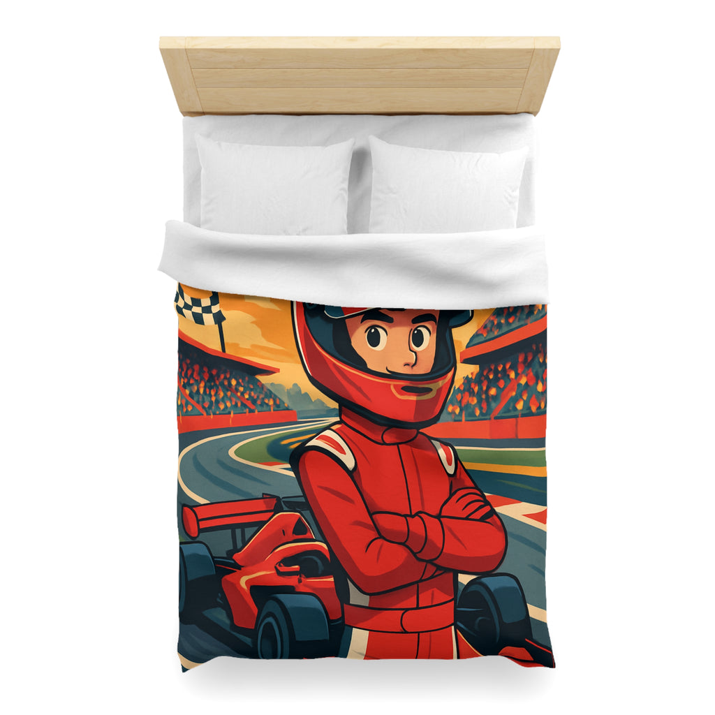 Housse de Couette Microfibre Illustration Unique Design Moderne Décoration Intérieure Raffinée