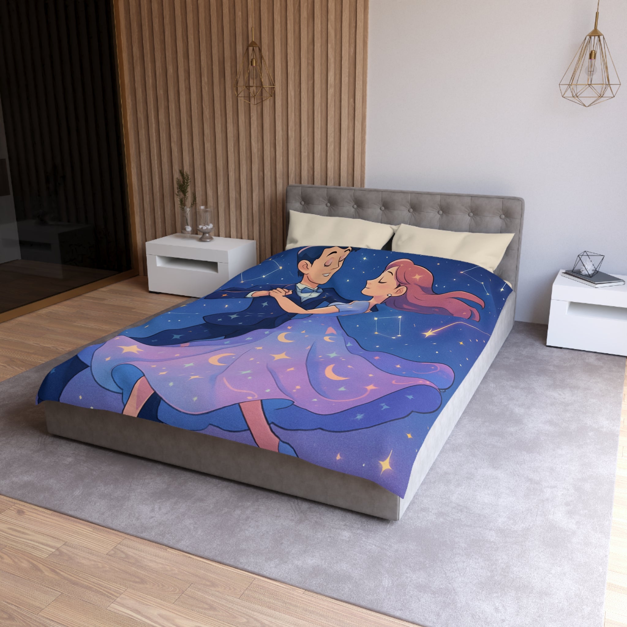 Housse de Couette Microfibre Création Artistique Moderne Design Exclusif Décoration Chambre