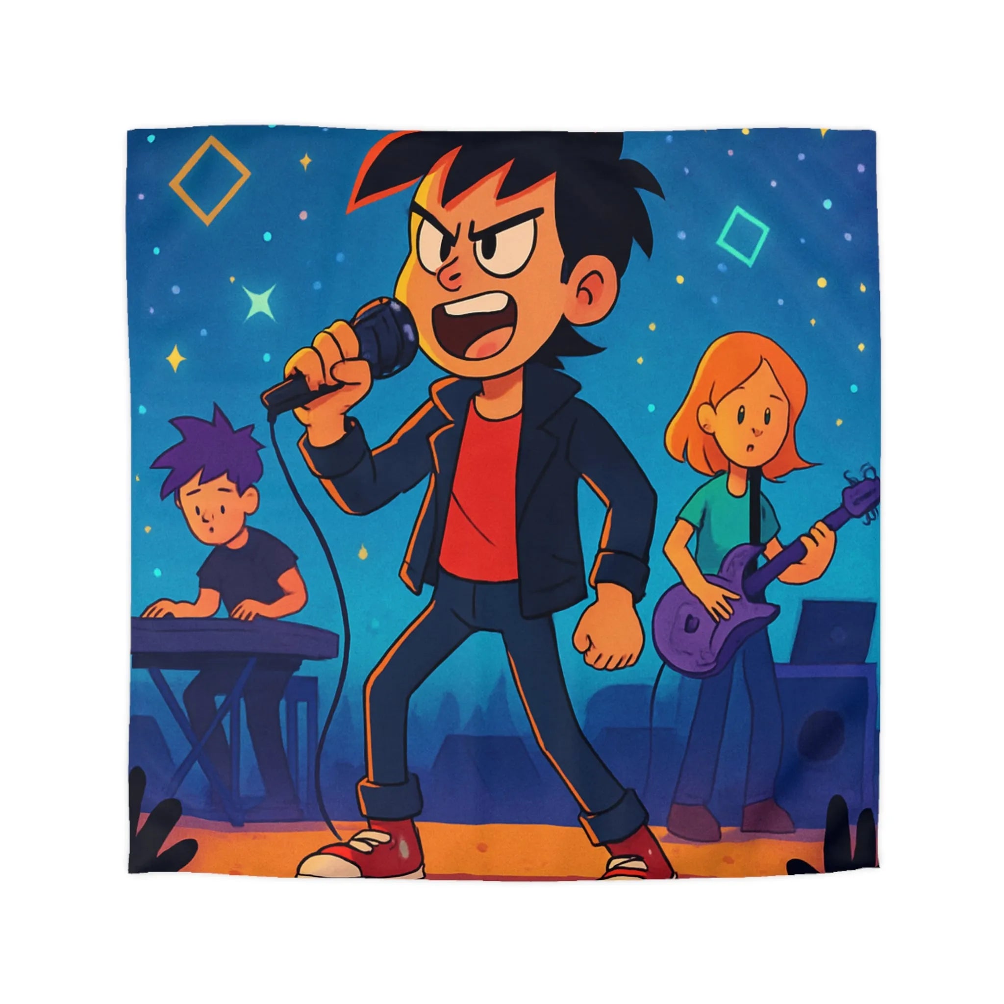 Housse de Couette Microfibre Création Artistique Moderne Design Exclusif Décoration Chambre