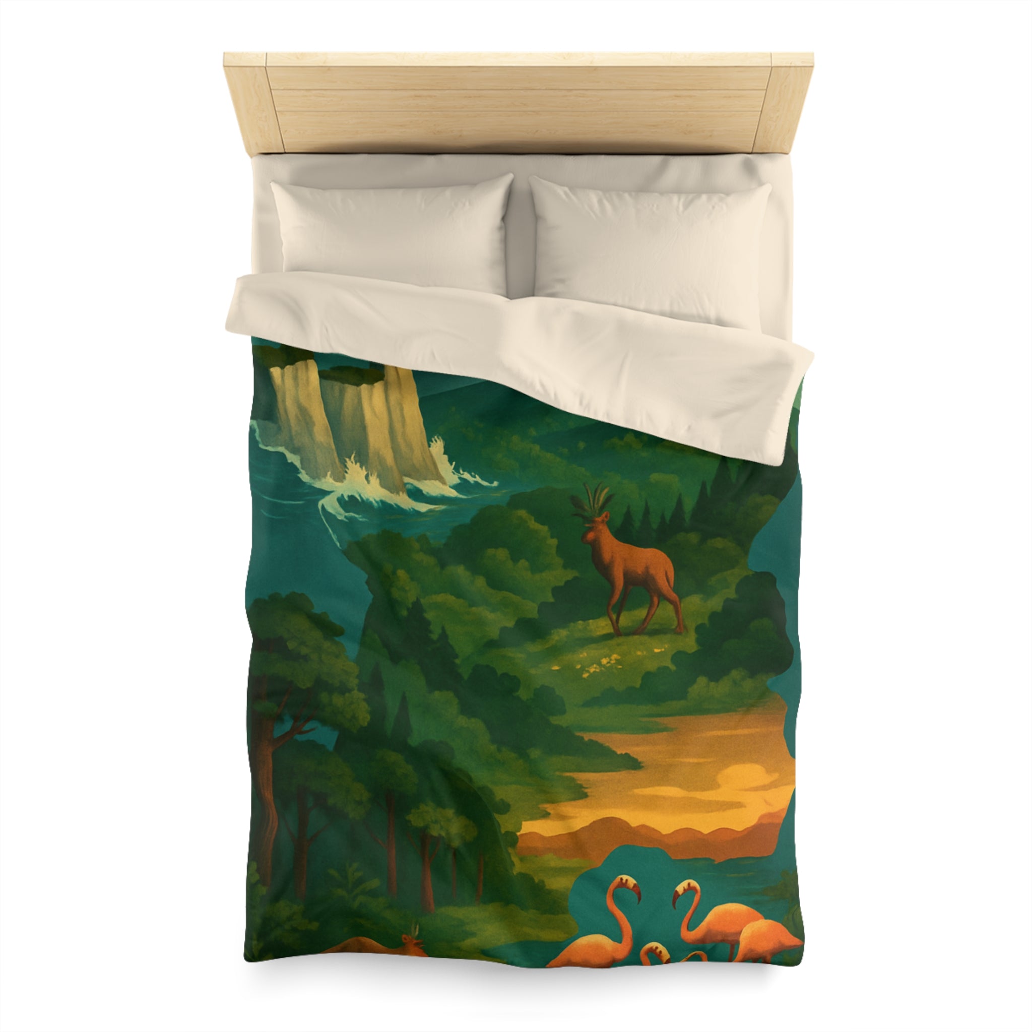 Housse de Couette Microfibre Création Artistique Moderne Design Exclusif Décoration Chambre