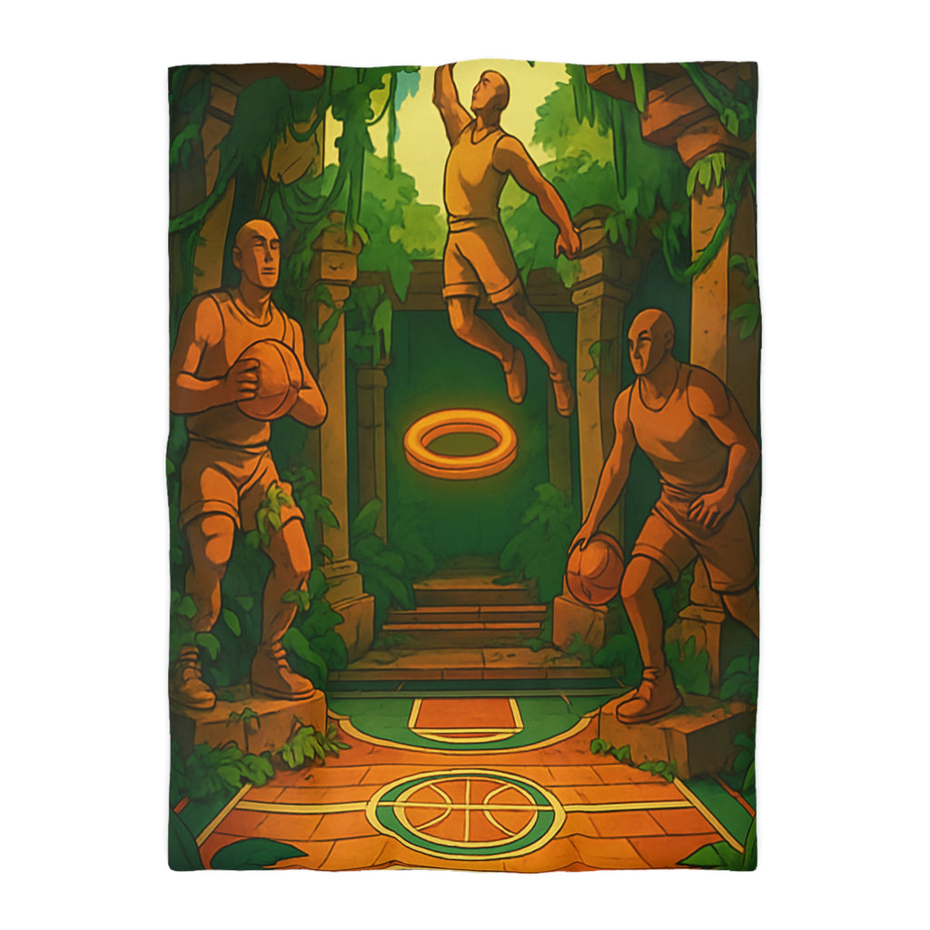 Housse de Couette Microfibre Illustration Unique Design Moderne Décoration Intérieure Raffinée