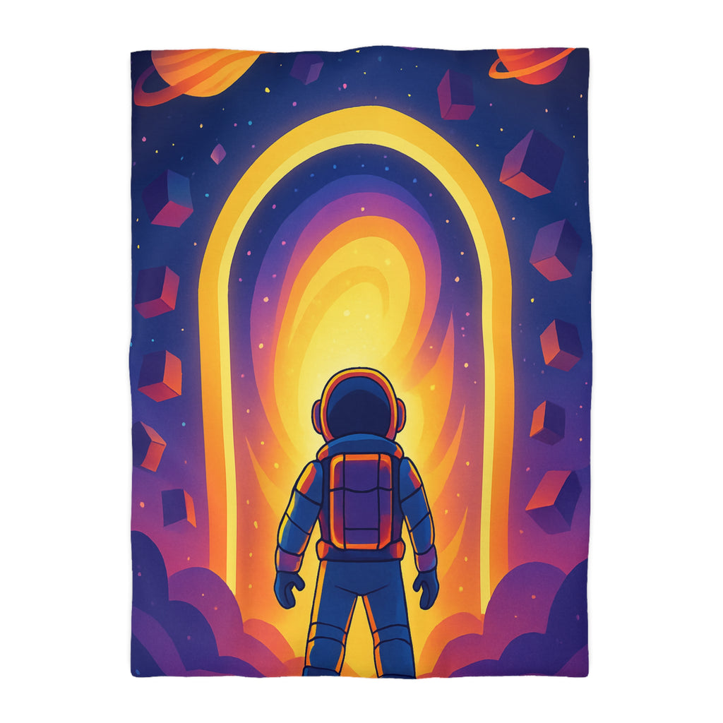 Housse de Couette Microfibre Illustration Unique Design Moderne Décoration Intérieure Raffinée